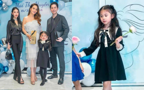 Mai Hồ được ông xã điển trai tháp tùng dự tiệc, nhưng diện mạo 'tiểu công chúa' mới chiếm spotlight