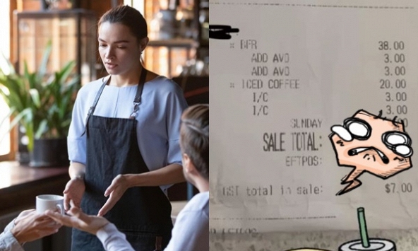 Vào nhà hàng gọi 2 cà phê và 2 bánh mỳ, thực khách ngã ngửa khi nhìn con số trên hóa đơn thanh toán, dân mạng nhìn cũng 'muốn xỉu'