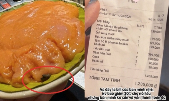 Đĩa mọc nhúng lẩu 'đính kèm' chất thải chuột trong nhà hàng ở Hà Nội khiến khách kinh hãi, nghe nhân viên giải thích càng thêm 'rụng rời'
