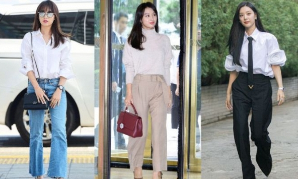 Kim Ji Won xinh đẹp lộng lẫy nhưng chỉ thích diện đồ tối giản