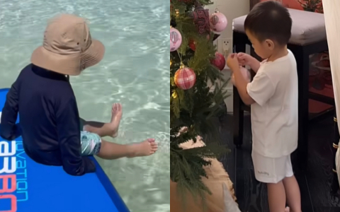 Hé lộ hình ảnh hiếm của 'cậu ấm' cháu nội nhà tỷ phú, vừa chào đời đã khuấy đảo showbiz Việt vì lý do này? 