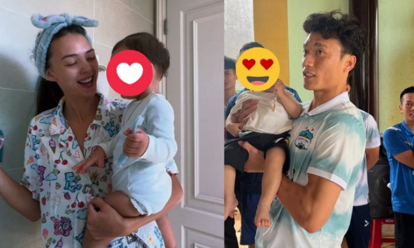 Bùi Tiến Dũng đi thiện nguyện, bế em nhỏ mồ côi lại nghẹn ngào nhớ về người thân của mình