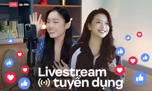 CEO công ty Việt lên livestream tuyển dụng nhân sự, ứng viên hỏi thẳng về lương bổng và văn hoá làm việc ngay trên sóng