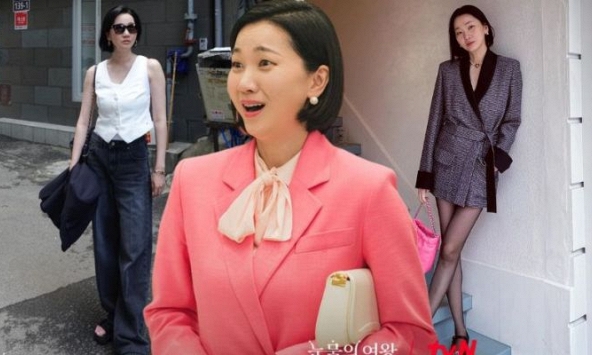 Chị chồng của Kim Ji Won trong 'Queen of Tears': Ngoài đời mặc siêu đẹp và trẻ trung ở tuổi 44