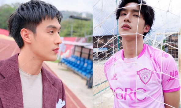 'Nam thần sân cỏ' Thái Lan gây sốt: Cao 1m82, có sống mũi 'chơi cầu trượt', visual quá đỉnh khiến dân tình đổ rần rần