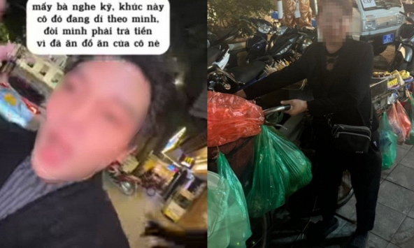 Sự thật sau clip người bán hàng rong ở phố đi bộ bờ hồ Hoàn Kiếm “ăn vạ” khách du lịch để đòi tiền