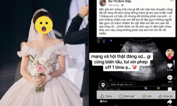 Vụ vừa đám cưới cổ tích đã rộ tin tan vỡ: Người vợ nói về tin đồn “cưới 1 tháng đã bầu nhưng không phải của anh”