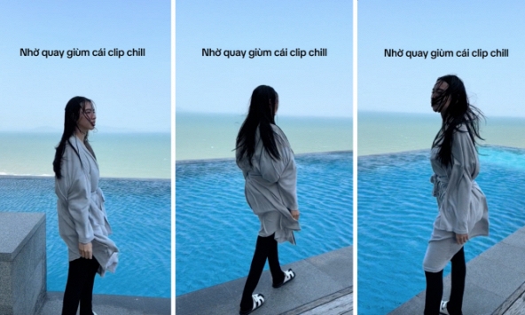 Khi Thuỳ Tiên đu trend 'nhờ quay giùm cái clip', kết quả khiến fan phải thốt lên: 'Cũng chill, chiu nặng chịu'
