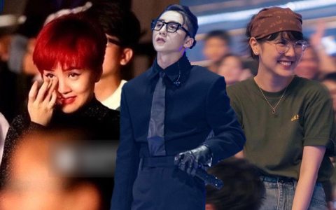 2 'nàng thơ' 1 thái độ khi xem Sơn Tùng trên sân khấu: Hải Tú hò hét cổ vũ, Thiều Bảo Trâm còn bật khóc theo