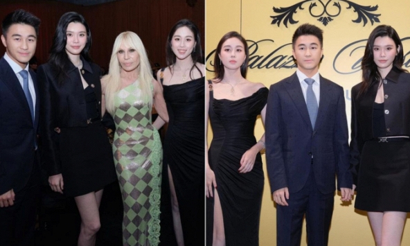 Gia tộc vua sòng bài Macau hiếm hoi tụ họp, 'dâu hào môn' siêu mẫu đọ sắc em chồng Hà Siêu Hân khiến dân tình nức nở