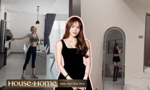 Căn hộ Thiều Bảo Trâm đang sống tại TP.HCM: Thuộc khu chung cư cao cấp, phong cách đơn giản nhưng vị trí đắc địa