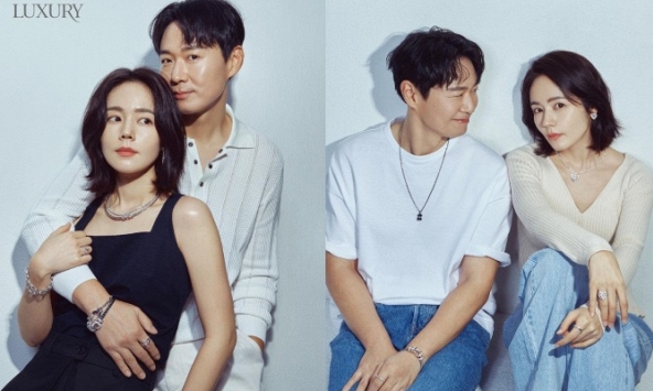Han Ga In và chồng tài tử tung bộ ảnh chung đầu tiên sau 19 năm kết hôn, nhưng sao “mặt nặng như chì” thế này?
