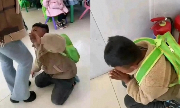 Phẫn nộ cảnh giáo viên mầm non bạo hành bé trai ở Trung Quốc: Chi tiết đứa trẻ chắp tay van nài khiến ai nhìn cũng đau đớn
