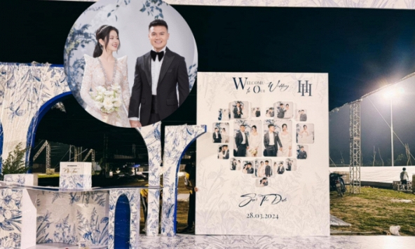 Quang Hải tổ chức đám cưới hoàng tráng thế nào: Dựng rạp 2000m2 ở quê, tiệc chính ở khách sạn 5 sao với quy định khắt khe