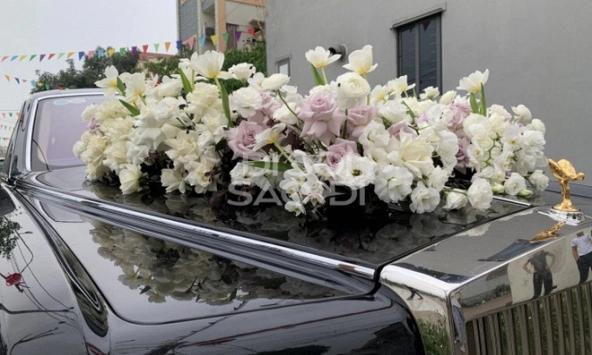 Quang Hải dùng xe sang 14 tỷ để đón cô dâu Chu Thanh Huyền