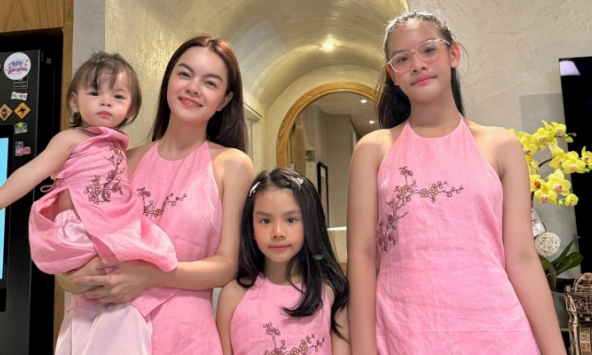 Con gái lớn của Phạm Quỳnh Anh: 12 tuổi cao 1m64, phản ứng với bố dượng trên truyền hình ra sao?