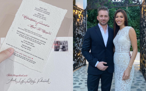 Minh Tú sơ suất viết sai tên khách mời trên thiệp cưới, thái độ của người trong cuộc gây chú ý