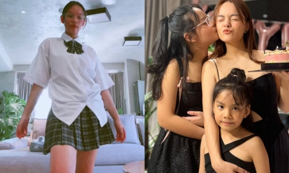 Con gái 12 tuổi cao 1m64 của Phạm Quỳnh Anh: Chân dài dáng chuẩn, nhảy múa gợi nhắc H.A.T