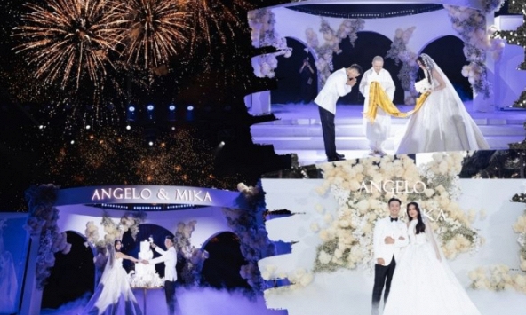 Tiệc cưới mãn nhãn của thiên kim gia tộc có nếp sống thiền bí ẩn, quy tụ dàn khách mời toàn ái nữ gia độc đình đám Việt Nam