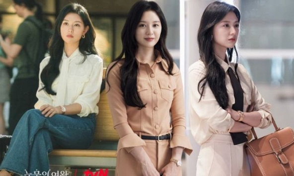 10 set áo sơ mi đẹp long lanh của Kim Ji Won, chị em nên tham khảo nếu muốn mặc sang hơn