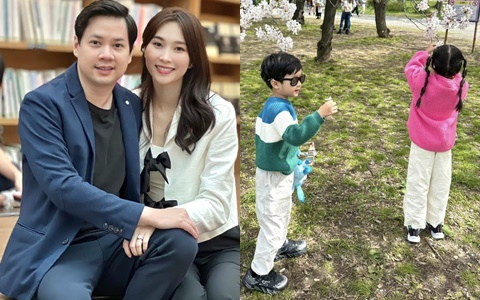 Hoa hậu Đặng Thu Thảo cho quý tử hào môn 'lên sóng': Bé đã lớn rõ, 1 đặc điểm 'bản sao' bố doanh nhân