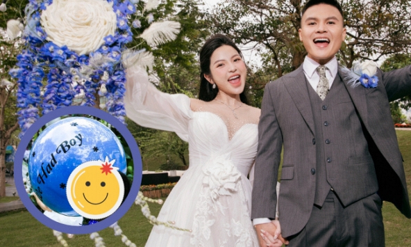 2h sáng Chu Thanh Huyền phải lên tiếng về đoá hoa cưới thị phi: Là món quà dành tặng con sắp chào đời