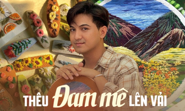 Chàng trai miền Tây bỏ phố về quê 'thêu ráng chiều sau nhà', làm lơ lời châm chọc để theo đuổi đam mê bộ môn bị gắn mác nữ tính