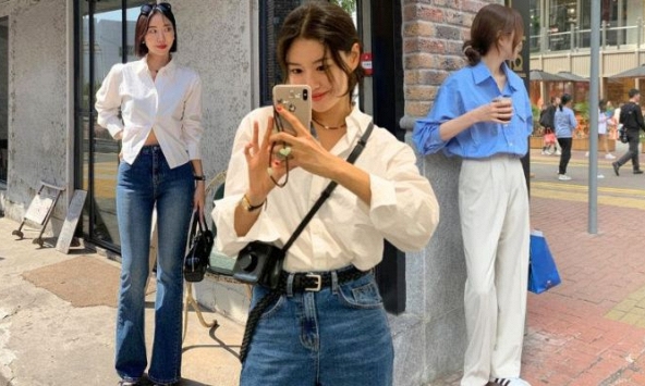 Áo sơ mi phối với 5 kiểu quần này là sành điệu nhất