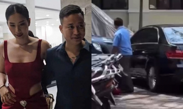 Chồng sắp cưới của Nam Em lái ô tô húc liên tục vào các xe máy tại sân Sở Thông tin và Truyền thông TP.HCM