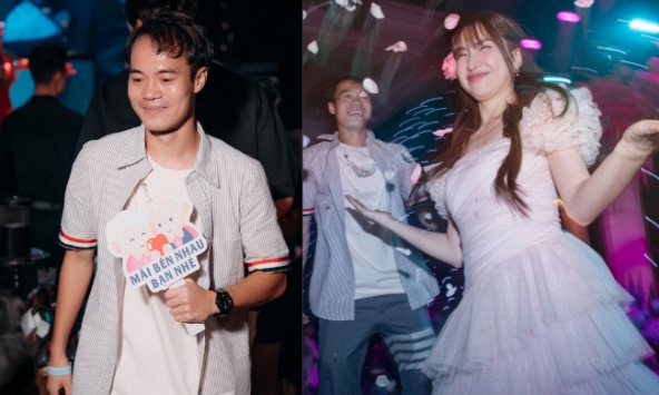 Văn Toàn diện đúng dresscode vẫn bị chê tới tấp ở đám cưới Quang Hải, Hòa Minzy ngay lập tức làm 'stylist' cho bạn thân