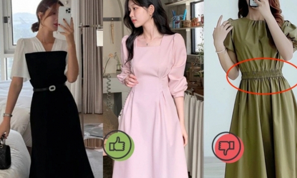 Ngay cả váy thắt eo cũng có lúc 'phản chủ', chị em lưu ý để chọn đúng mẫu váy giấu bụng tinh tế nhất