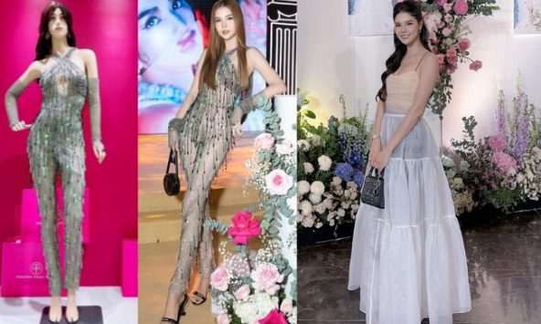 Kỳ Hân - vợ Mạc Hồng Quân diện đồ ăn đứt manocanh, nhưng vẫn bị chê mặc xấu ở đám cưới Quang Hải, phải lên mạng giải thích