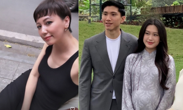 Mẹ bầu Doãn Hải My khoe nhờ gen của mẹ ruột trẻ đẹp mà không bị phá nét khi mang thai lần đầu, bí quyết giữ dáng thì sao?