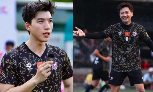 Dàn sao Việt xỏ giày khuynh đảo sân cỏ, Ngô Kiến Huy, HIEUTHUHAI khoe visual điển trai khiến chị em 'đổ đứ đừ'