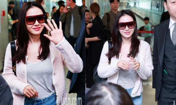 Son Ye Jin gây bão tại sân bay trong chuyến công tác nước ngoài, lộ chi tiết Hyun Bin luôn theo sát hoạt động của vợ