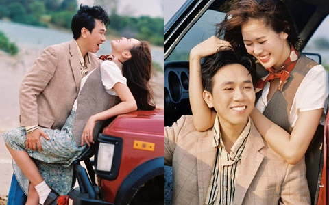 Anh Đức và vợ sắp cưới tung bộ hình khoe cận nhẫn cầu hôn, đàng trai có hành động 'đánh dấu chủ quyển' 