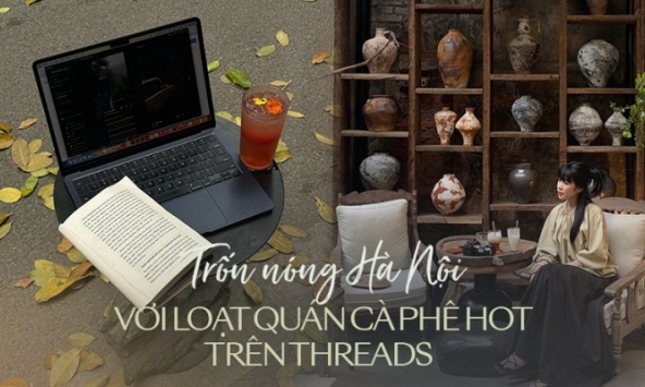 Tranh thủ nghỉ Giỗ Tổ Hùng Vương đi bằng hết loạt quán cà phê mới toanh tại Hà Nội, đỉnh nhất là nơi ngắm lá rơi cực hot trên Threads
