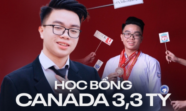 Tuần 2 lần vượt 100km đi học thêm, nam sinh giành học bổng 3,3 tỷ tại ĐH top 1 Canada