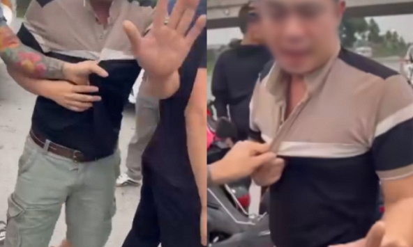 Bị bắt quả tang sàm sỡ người phụ nữ trên xe khách, phụ xe rối rít xin lỗi và nói 'không cố ý'