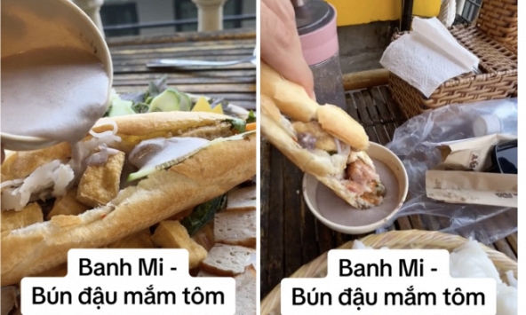 Du khách Tây thử ăn bánh mì chấm… mắm tôm, dân mạng Việt hốt hoảng: 'Còn rất nhiều phiên bản bánh mì, sao không thử'?