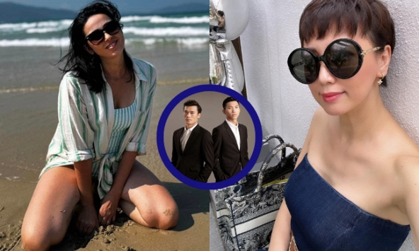 Mẹ vợ Tây của Bùi Tiến Dũng diện bikini, khoe chân dài miên man, nhan sắc cuốn hút không thua kém mẹ vợ trẻ đẹp của Đoàn Văn Hậu