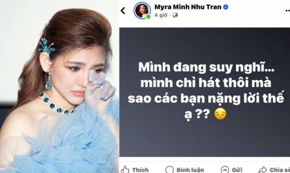 Myra Trần suy sụp vì bị khán giả nói nặng lời, loạt sao Việt lo lắng không biết chuyện gì xảy ra