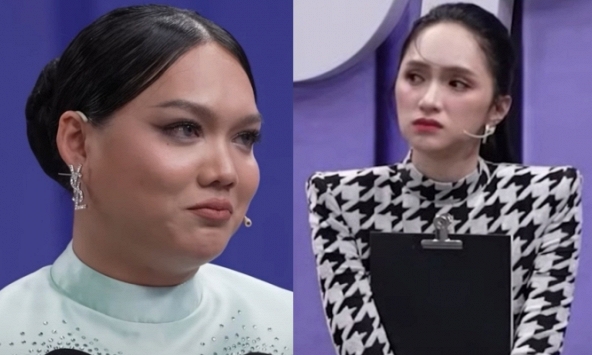 Hương Giang - Lê Dương Bảo Lâm 'sượng trân' khi xem cảnh Phạm Thoại chê đồng nghiệp