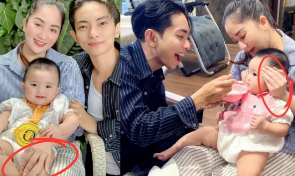 Đã là mẹ 3 con, Khánh Thi vẫn bị dân mạng góp ý vì để móng tay dài chăm con nhỏ hơn 7 tháng tuổi