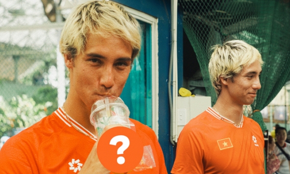 Chơi pickleball trong trời nóng đổ lửa, bộ đôi VĐV Phúc Huỳnh - Marcel Chan tuyên bố chỉ uống món nước ngọt ngào này thay nước lọc để giải nhiệt