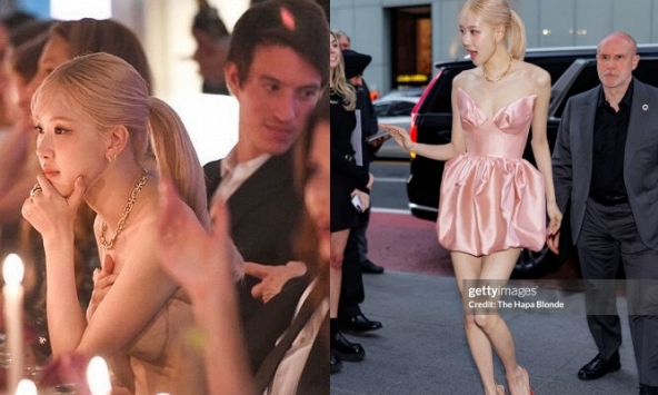 Rosé tựa búp bê sống bên người nhà bạn trai Lisa tại Mỹ, nhưng spotlight lại đổ dồn vào đôi chân gầy báo động