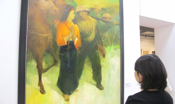 Triển lãm 70 tranh, tượng nhân kỷ niệm 70 năm Chiến thắng Điện Biên Phủ