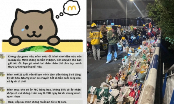 Xôn xao chuyện chàng trai 21 tuổi tự tử vì tình: Chuyển cho bạn gái 1,8 tỷ trong 2 năm, chỉ ăn 30k mỗi bữa, bệnh không dám khám