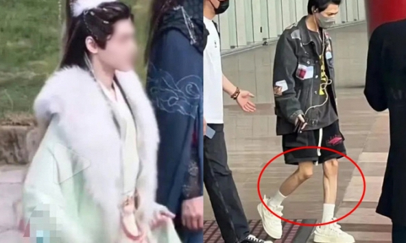 Nam thần cổ trang gây sốc vì gầy trơ xương đến báo động, chẳng dám đứng cạnh bạn diễn nữ dù chỉ 1 lần