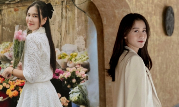 MC Mai Ngọc và Nga Anh đều có cách tạo dáng cực thanh lịch chuẩn con gái Hà thành: Chị em học ngay để có những shot hình ưng ý